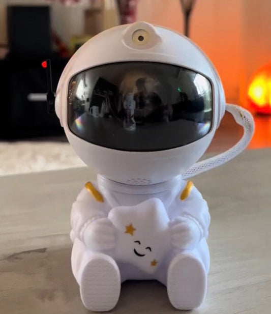🧑‍🚀 Proyector Astronauta Galaxia LED con Control Remoto 🌌